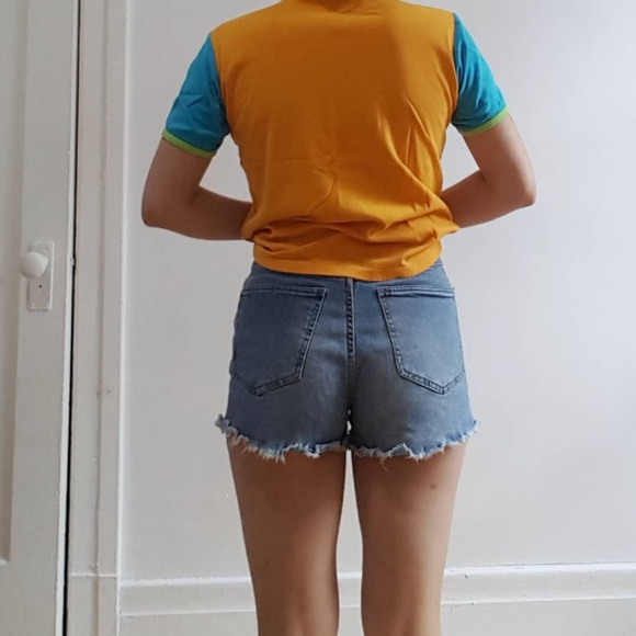 Highwaisted cut off shorts - Picture 3 of 4